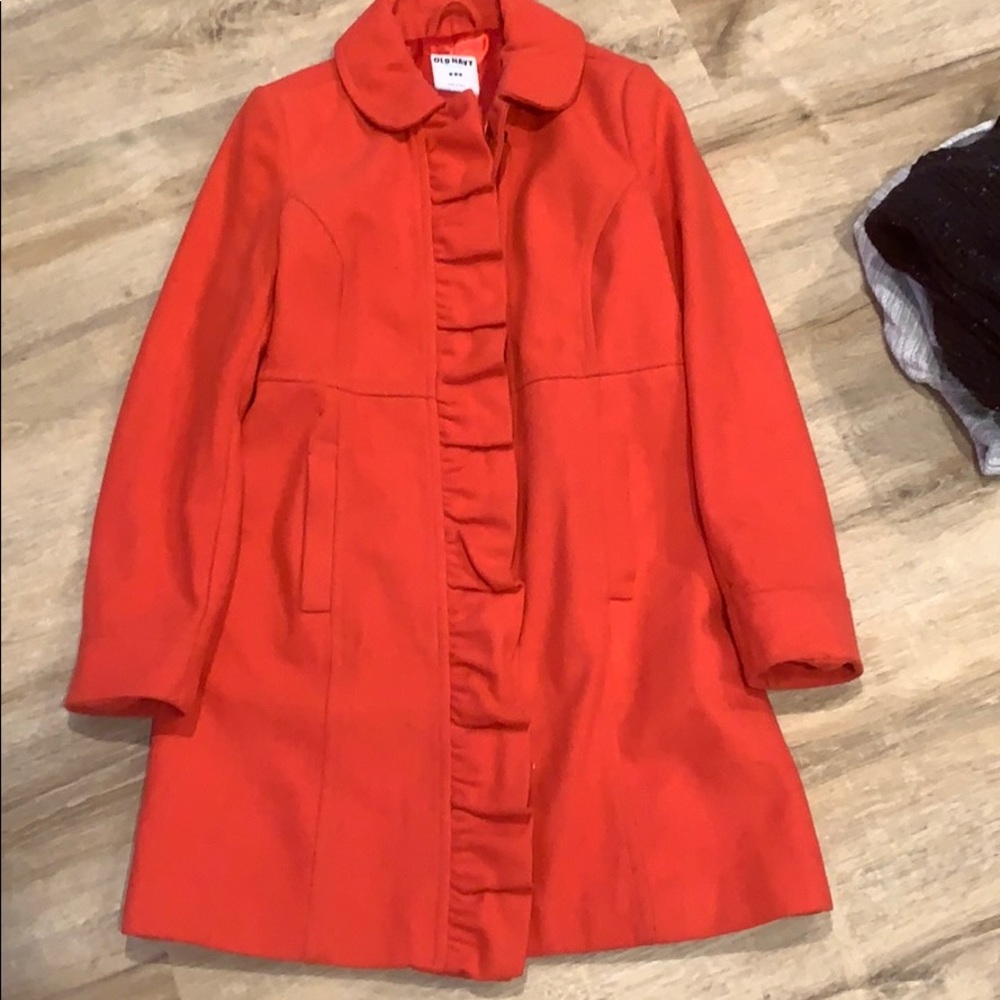 Coral peacoat